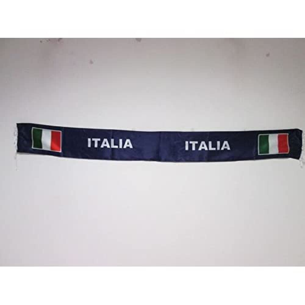 AZ FLAG - Italy Fan Scarf 5'' - Italian Football Scarfs 100% Satin 150 cm - 5 Feets