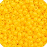 Czech Glass Seed Beads 11/0 Opaque Golden Yellow - 23Gram Vial of DIY Jewelry Making Beads Preciosa (Jablonex)