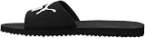 PUMA Purecat 2.0 Slide Sandals Unisex Black White 4 UK view 3