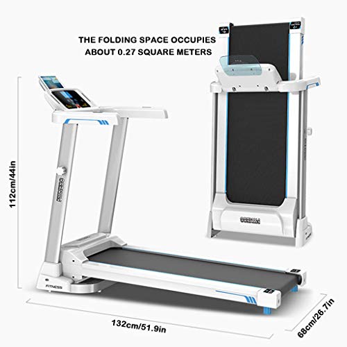 Folding Electric Treadmill LCD Display Motorized Running 2.0HP
