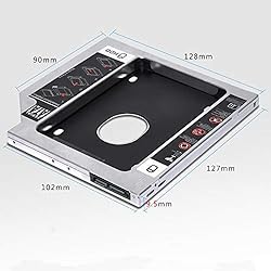 Padarsey Universal 9.5mm SATA to SATA 2nd SSD HDD