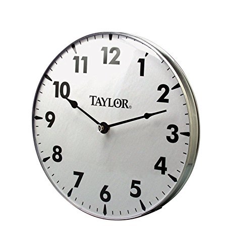 Taylor Precision Products Patio Clock (18-Inch)