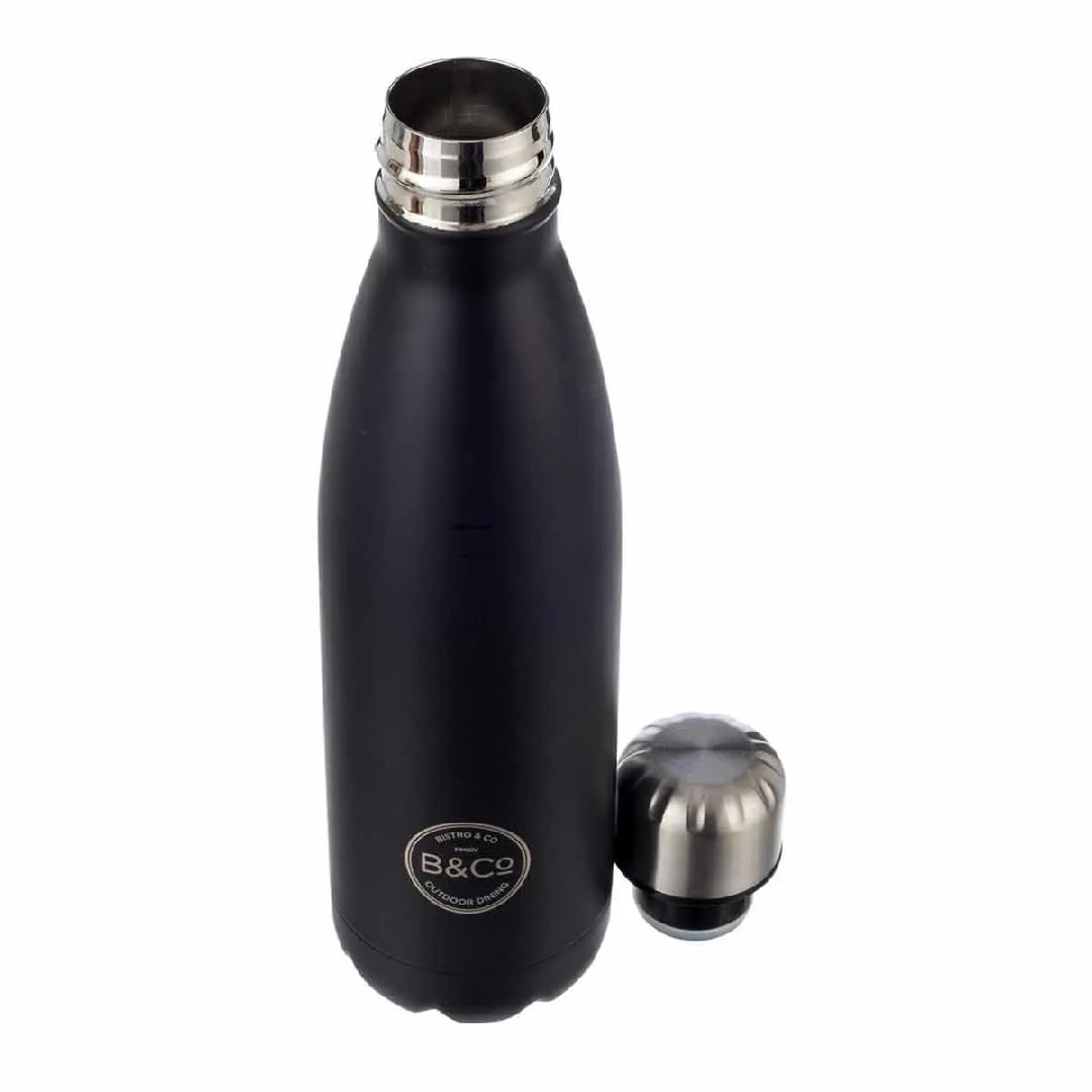 B&Co Mono 500Ml Bottle Flask Black (2022)