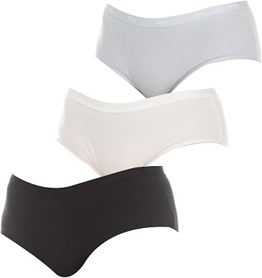 Boxer Les Pockets Ecodim in Cotone con Finiture Piatte Donna x3