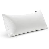MIULEE Feather Pillow Insert 14x22, Decorative Down Feather Fluffy Throw Pillow Cotton Fabric for Living Room Sofa Bed