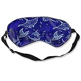 Silk Sleep Mask Manta Ray and Fish Sleep Eye Mask