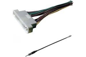 ASC Audio Car Stereo Radio Wire Harness and Antenna Adapter to Aftermarket Radio for Some 2000-2006 Buick Lesabre, 2001-2003 Oldsmobile Aurora, 2000-2005 Pontiac Bonneville- No Factory Bose/Amp