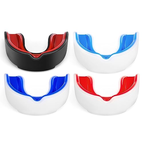 Youth Mouth Guard Sports Kids Mouthpiece Boys and Girls EVA Double Colored for Flag Football