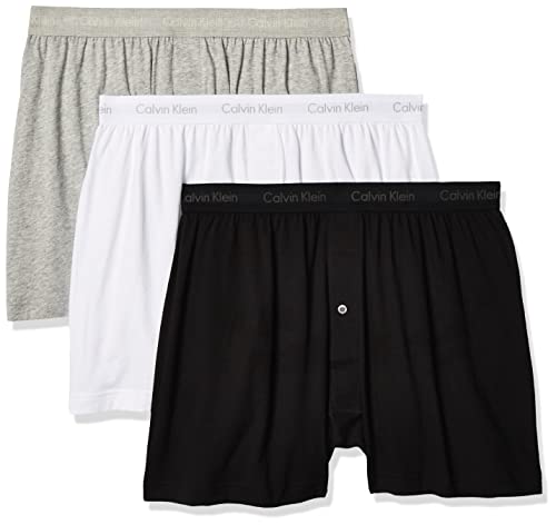 calvin klein men's cotton classics multipack knit boxers