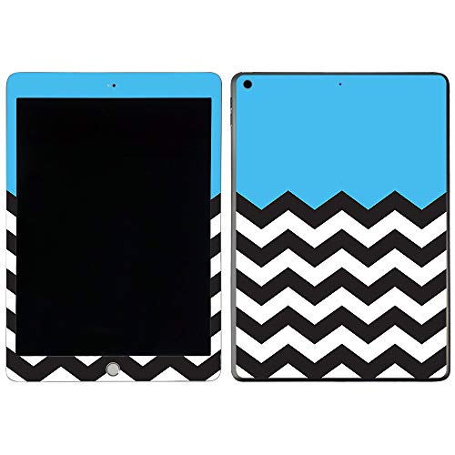 MightySkins Skin for Apple iPad 7th Gen. (10.2" 2019) - Baby Blue Chevron | Pro…