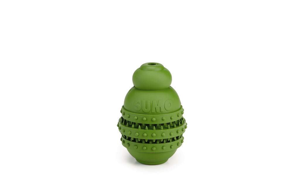 Beeztees Sumo Play Dental Dog Toy, 6 x 6 x 8.5 cm, Green