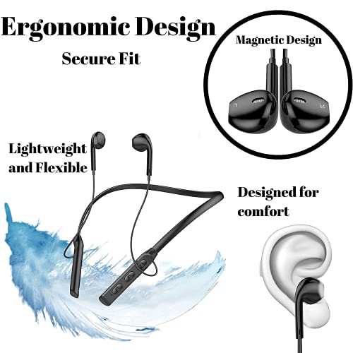Deep Bass Wireless Earbuds,in-Ear Bluetooth Headphones , 20Hrs Playtime V5.0 Wireless Headset Sport, IPX7 Sweat Resistant Headphones,for iPhone Android