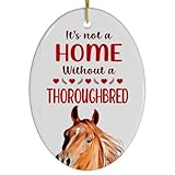 Red Arab Thoroughbred Horse Christmas Ornament 2024