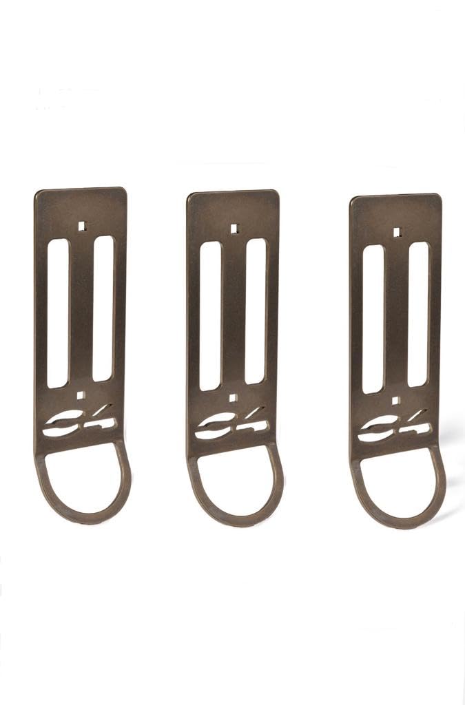 C4 Belt D-Ring Stainless Steel Ring for Weighted Belt Fishing Diving Set of 1 and 2 Pieces Marco Bardi Accessories Line (Stainless Steel, 3 Pieces)