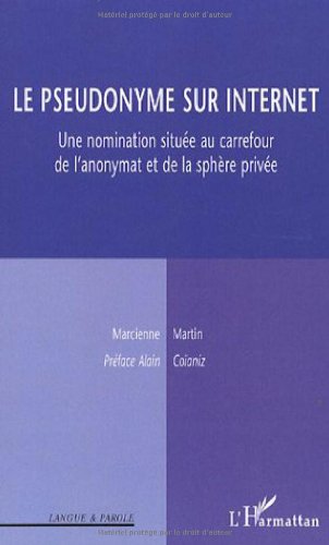 Le  pseudonyme sur Internet