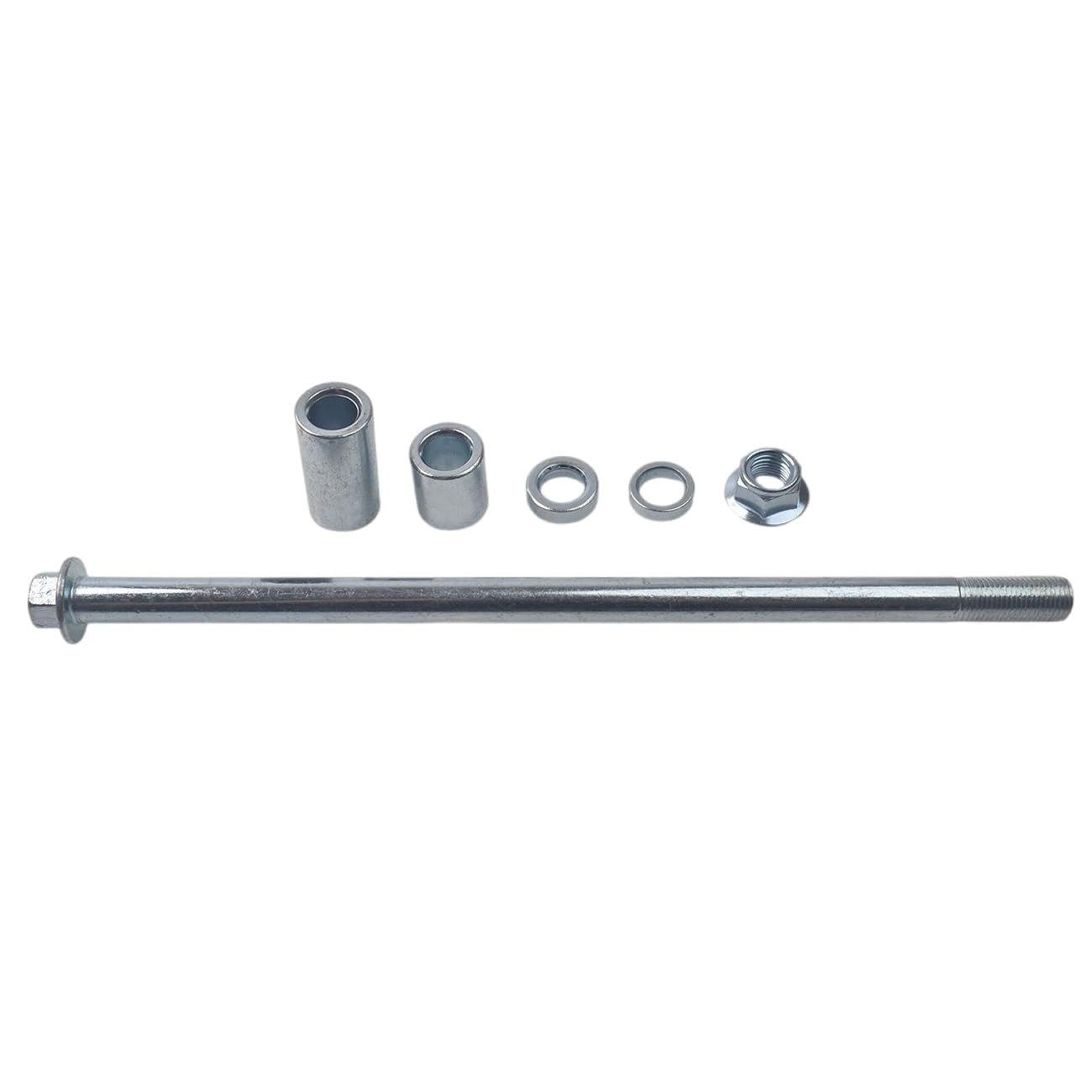 Photo 1 of 12mm 250mm High-Strength steel alloy Front Rear Axle Kit with 4 Bushings Fit for Mini bike,Pit Pro Dirt Bike, Scooter, QUAD & ATV