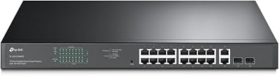 TP-Link TL-SG1218MPE 18 Port Gigabit Easy Smart PoE+ Switch 16x PoE+ 192W 2x SFP