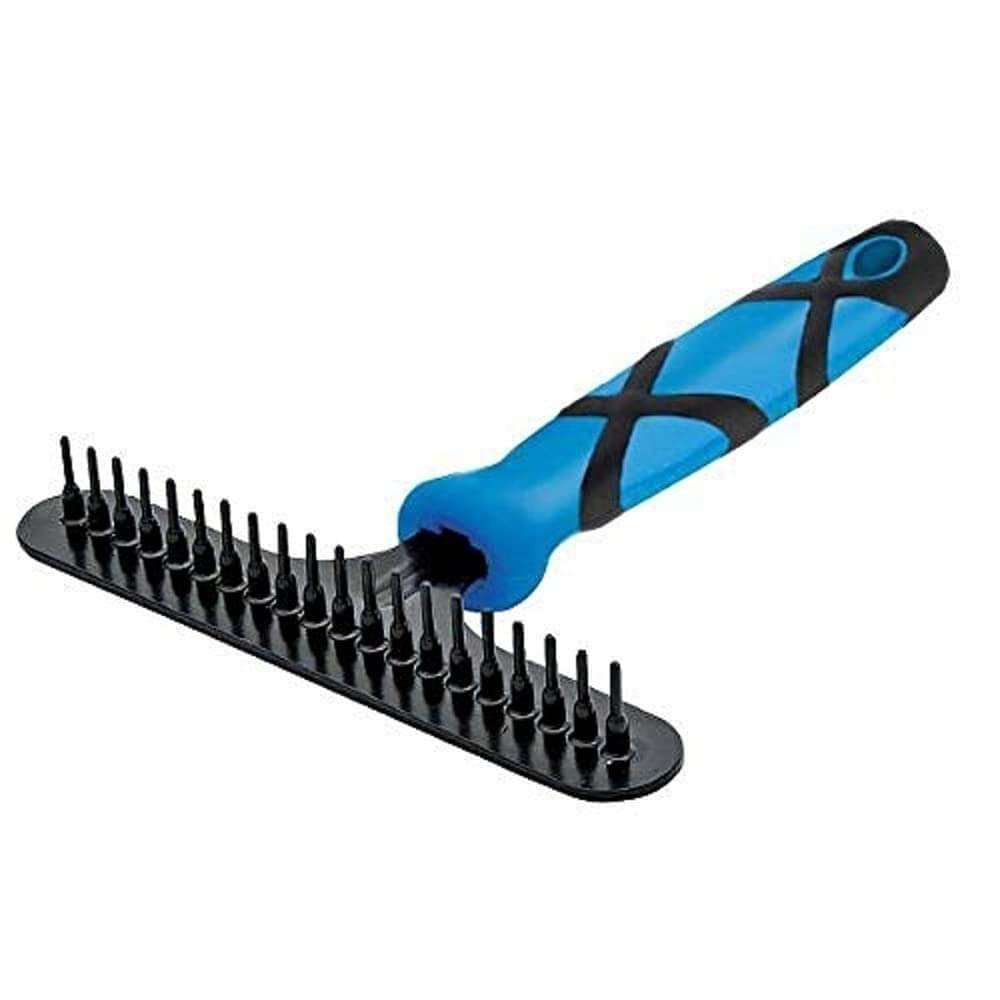 GROOM PROFESSIONAL Undercoat Rake for Dogs - Deshedding Brush for Dogs - Deshedding & Dematting Tool for Dogs & Cats - Removes Undercoat from Dog's Coat - Non-Slip Grip Handle