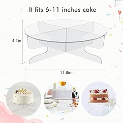 3 PCS Acrylic Cupcake Stand 2 Set of 3 Tier Clear