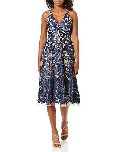 Dress the Population Women's Blair Plunging Fit and