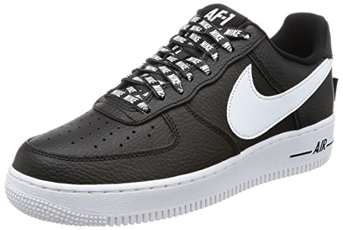 af1 negro con blanco
