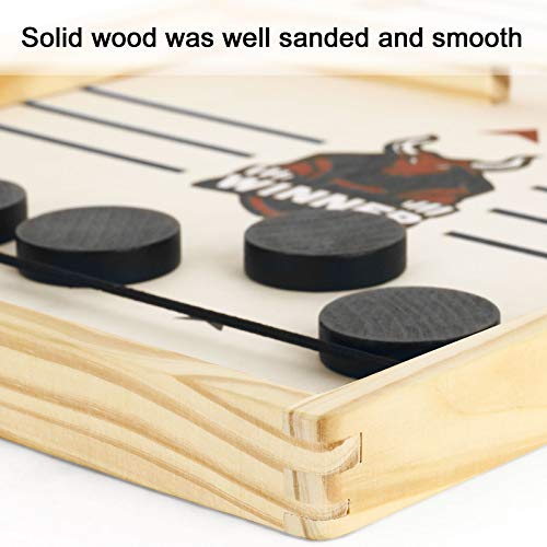 Sling Foosball Fast Sling Puck Game Large Size Portable Slingpuck Board