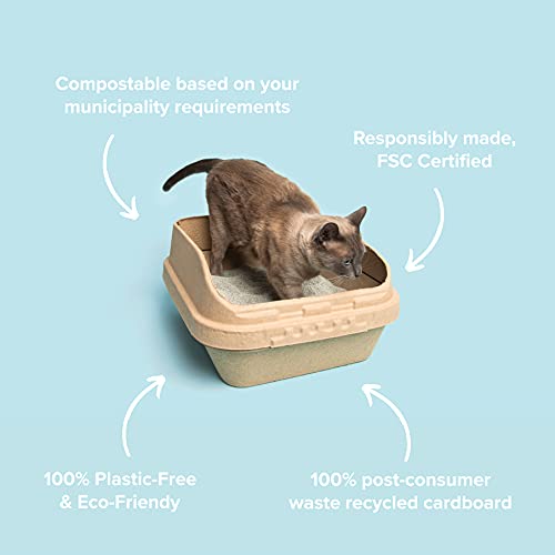 Kitty Sift Disposable Sifting Litter Box and Liners Kit (Jumbo, Pack of
