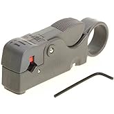 Cables Direct Online - Rotary Coax Coaxial Cable Stripper Cutter Tool For RG58 RG6 RG59 Quad, Dual Wire