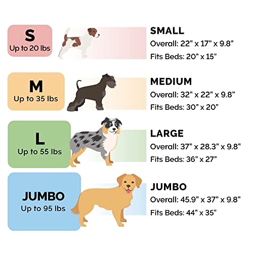 Furhaven Elevated Dog Bed Frame for 36" x 27" Large Dog Beds, Easy