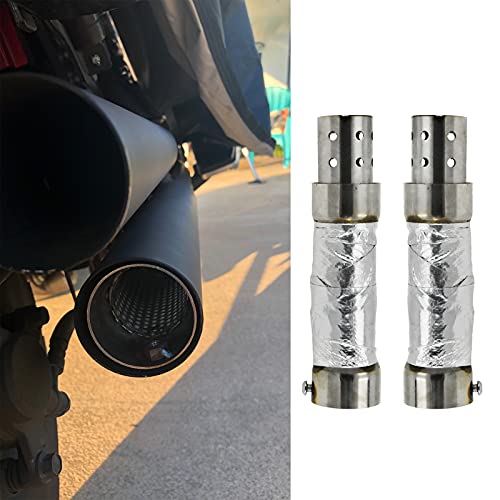 HDBUBALUS Motorcycle Quiet Baffle Noise Eliminator Universal Fit for 2