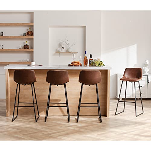 HeuGah Bar Stools, 30" Bar Height Stools Set of