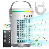 Portable Air Conditioner Fan,Mollget 1400ml