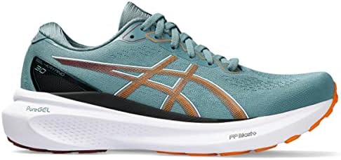 ASICS Men's GEL-KAYANO 30 Running Shoes, FOGGY TEAL/BRIGHT