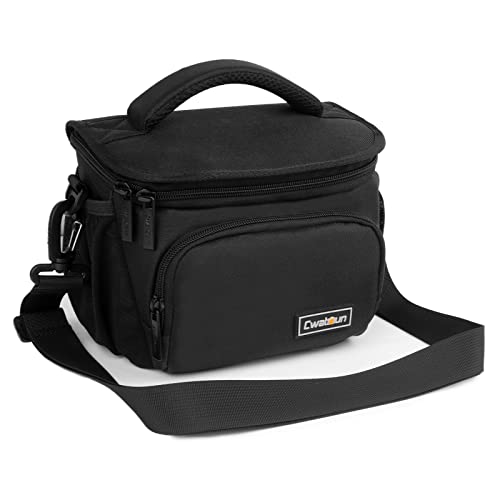 Cwatcun Small Camera Bag Compact Camera Shoulder