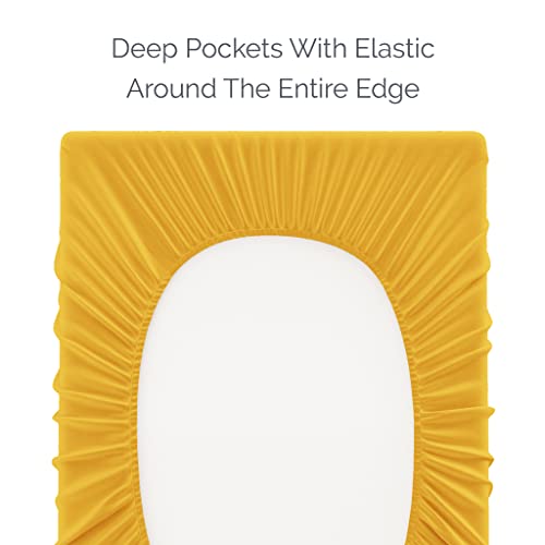 Natemia Fitted Pack and Play Sheet 100 Organic Cotton for Standard