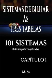Livro SISTEMAS DE BILHAR ÀS TRÊS TABELAS - 101 SISTEMAS - CAPÍTULO 1: Sistemas Práticos Aplicados | 205 Páginas | 34 Sistemas (101 Sistemas de Bilhar)