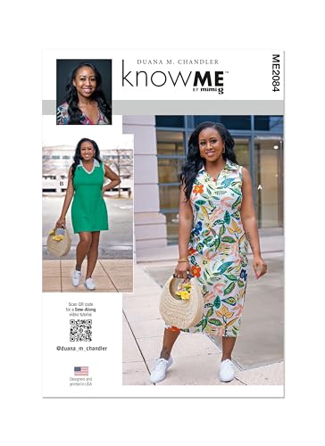 KNOW ME Sewing Pattern ME2084Y5 Misses' Dress in Two Lengths by Duana M. Chandler Y5 (18-20-22-24-26)