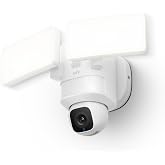 eufy Security Floodlight Camera E30, 2K, AI Detection &amp; Tracking, Outdoor | 360&deg; Coverage, Pan &amp; Tilt, 2000 Lumens, Built-in Siren, 24/7 Recording, 2.4GHz Wi-Fi, No Monthly Fee
