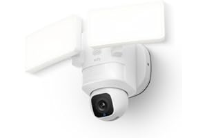 eufy Floodlight Camera E30, Security Camera Outdoor, 360° Pan and Tilt, AI Detection and Tracking, 2K Video, 2.4GHz Wi-Fi, 2,