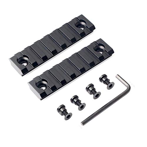 Ulightfire 75mm 7-Slot Weaver/Picatinny Rail Mount Adapter 20mm Low Profile Mount Rail Scope Mount Base