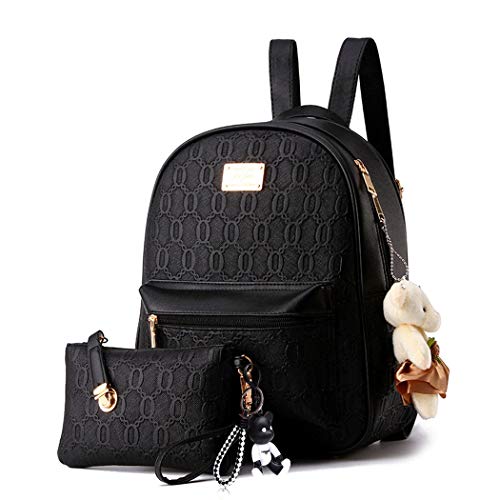 DEERWORD Women's Lumkb-eu5060-01 Backpacks, Black V3, M