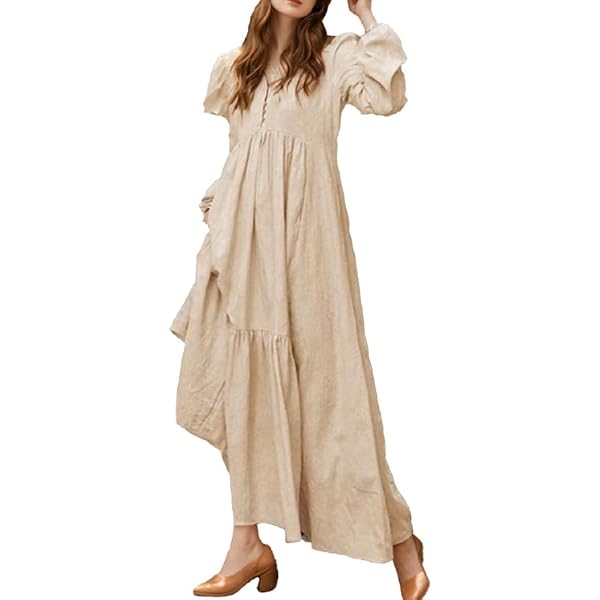 chinese dress ladies Amazon.com: Women's Casual Puffy Sleeve Tiered Maxi Dress V Neck Twist Knot  Front Flutter Swing Tunic Dress Lantern Sleeve Ruffle Dress Fashionable  Autumn Dresses with Pockets A-Line Dresses Apricot : Clothing, Shoes