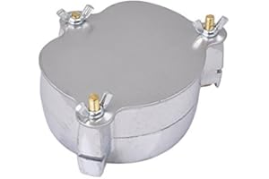 Enshey Denture Flask False Teeth Box Dental Aluminium Denture Flask for Dental Lab 1pc