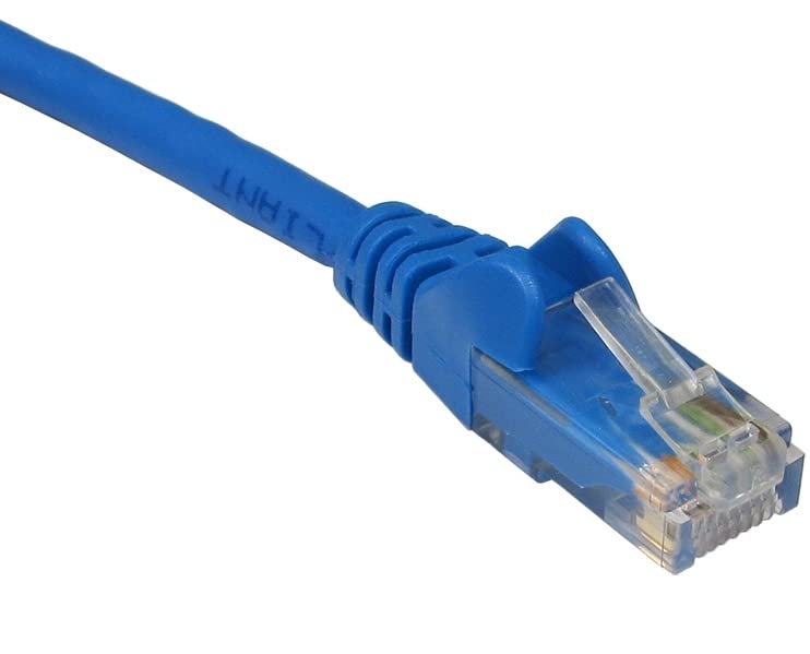 World of Data 10m BLUE CAT6 Network Cable - Ethernet - LAN - Patch - Compatible with Internet, Broadband, Router, Hub, Modem-10/100/1000 - Gigabit 10 PACK