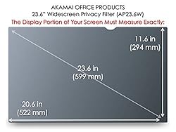 23.6 inch Computer Privacy Screen (16:9) - Black