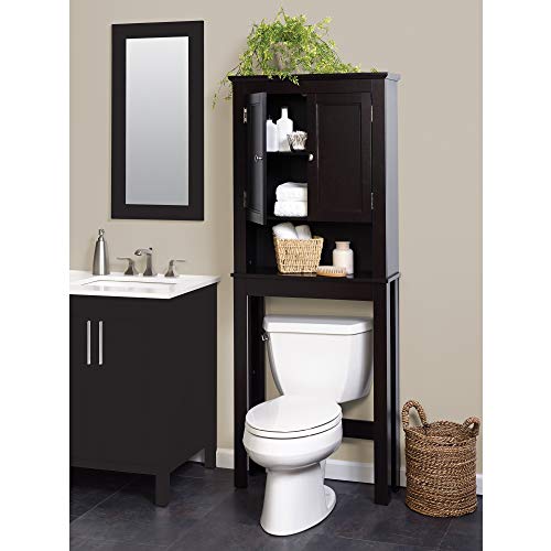 Zenna Home Custom Suite OverTheToilet Spacesaver, Espresso on Galleon