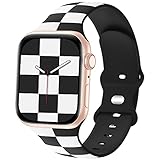 Luxury Checkered Designer Bands Compatible with