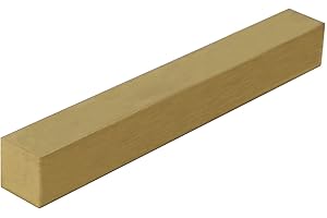 VERNUOS 3/4" x 3/4" x 6" C360 Brass Flat Bar 6" Long Solid .750" Flat Mill
