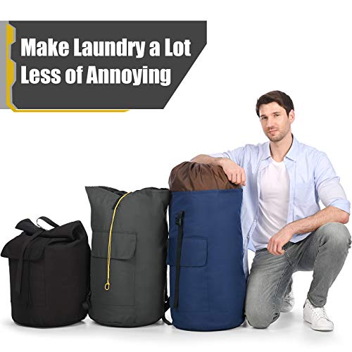 Backpack Laundry Bag, 115L Laundry Bag Heavy Duty Extra Large, Sturdy