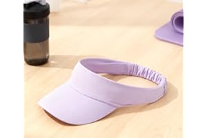 Sun Visor Hats for Women, Packable Foldable Womens Sun Hat Ponytail Beach Hats Elastic Sports Hat for Outdoor Golf Tennis